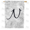 Bird Dreams Monogram House Flag