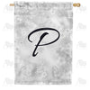 Bird Dreams Monogram House Flag