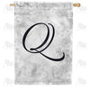 Bird Dreams Monogram House Flag