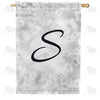 Bird Dreams Monogram House Flag