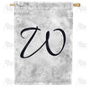Bird Dreams Monogram House Flag