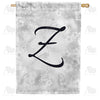 Bird Dreams Monogram House Flag