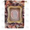 America Forever Antique Gold Frame Monogram House Flag