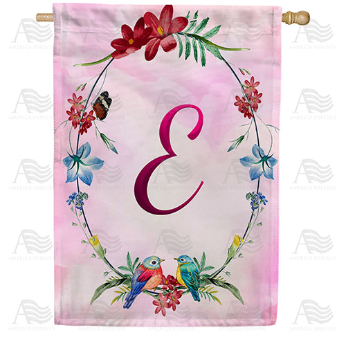 America Forever Ring Of Nature Monogram House Flag