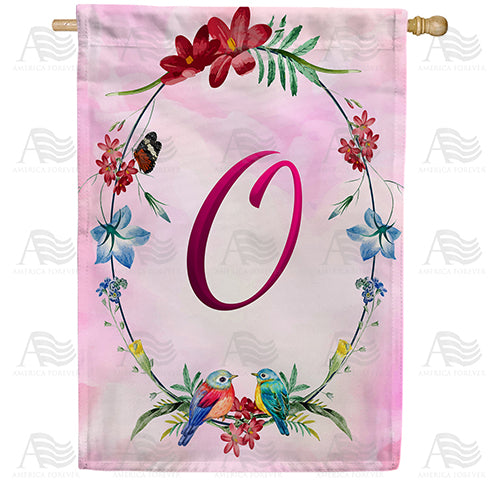 America Forever Ring Of Nature Monogram House Flag