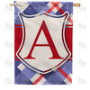 America Forever Patriotic Shield Monogram House Flag