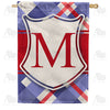 America Forever Patriotic Shield Monogram House Flag
