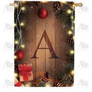 America Forever Wood Panel Lights Monogram House Flag