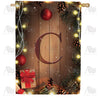 America Forever Wood Panel Lights Monogram House Flag