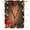 America Forever Wood Panel Lights Monogram House Flag