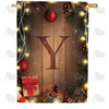 America Forever Wood Panel Lights Monogram House Flag