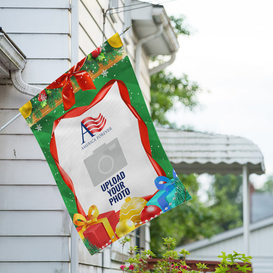 America Forever Personalized Christmas Gifts House Flag