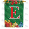 America Forever Merry Christmas Monogram House Flag