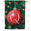 America Forever Christmas Ball Monogram House Flag