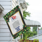 America Forever Personalized Pine Cones And Stars House Flag