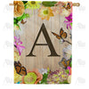 America Forever Flowery Wood Panel House Flag