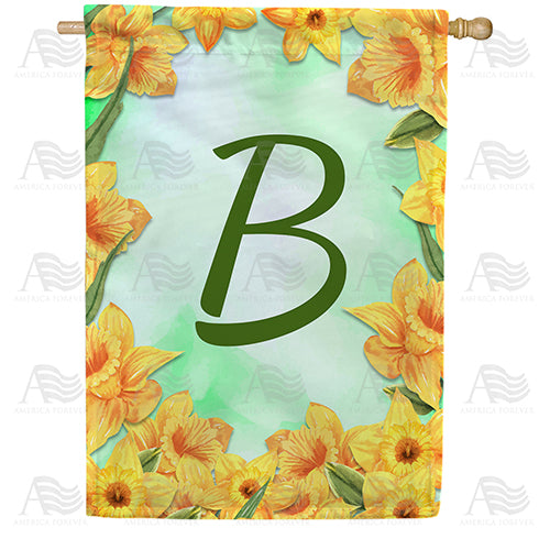 America Forever Daffodils House Flag