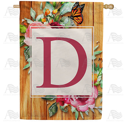 America Forever Bees And Roses House Flag