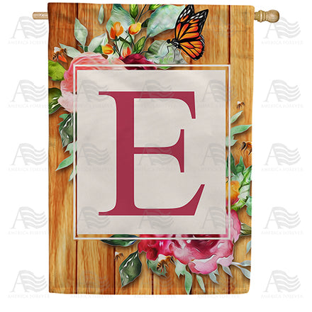 America Forever Bees And Roses House Flag