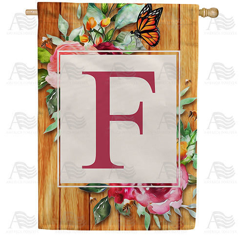 America Forever Bees And Roses House Flag