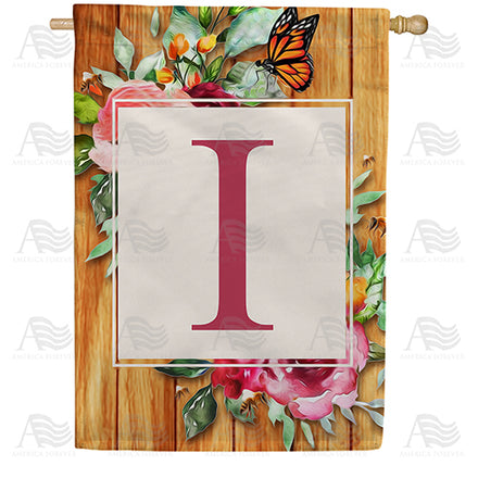 America Forever Bees And Roses House Flag