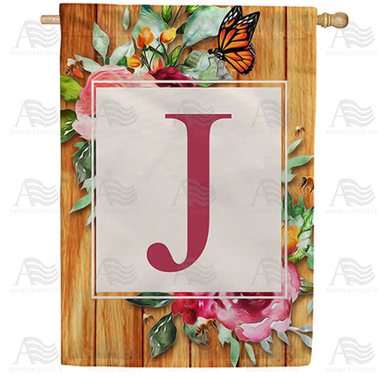 America Forever Bees And Roses House Flag