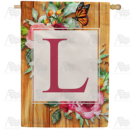 America Forever Bees And Roses House Flag