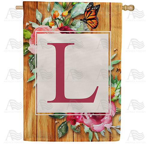 America Forever Bees And Roses House Flag