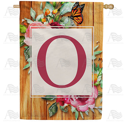 America Forever Bees And Roses House Flag