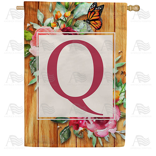 America Forever Bees And Roses House Flag