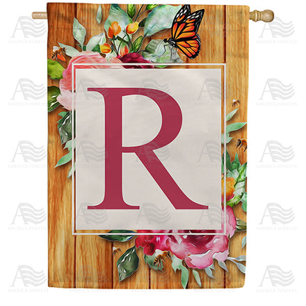 America Forever Bees And Roses House Flag