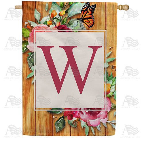 America Forever Bees And Roses House Flag