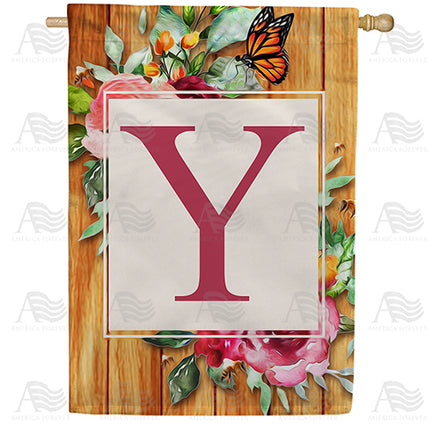 America Forever Bees And Roses House Flag