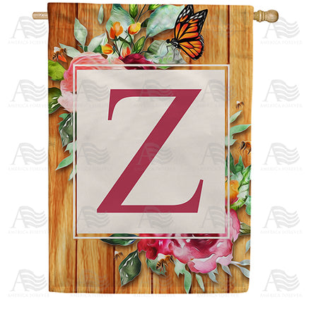 America Forever Bees And Roses House Flag