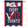 America Forever Every Vote Counts House Flag