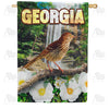 America Forever Georgia Brown Thrasher House Flag