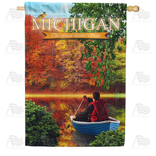 America Forever The Great Lakes State House Flag