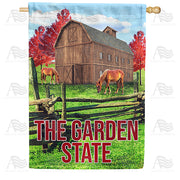 America Forever New Jersey-Horse Farm House Flag