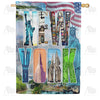 America Forever New York-So Much To See! House Flag