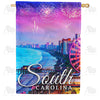 America Forever South Carolina-Fun & Sun House Flag