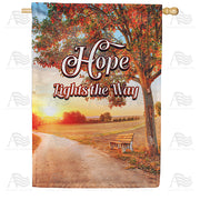 America Forever Hope Lights The Way House Flag