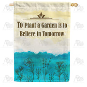 America Forever Look Forward To Tomorrow House Flag