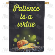 America Forever Patience Is A Virtue House Flag