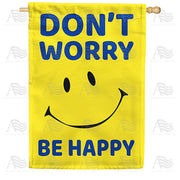 America Forever Don't Worry, Be Happy House Flag