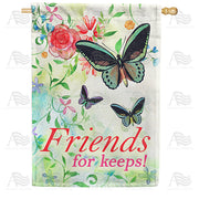 America Forever Forever Friends House Flag