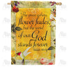 America Forever God's Word Stands Forever House Flag