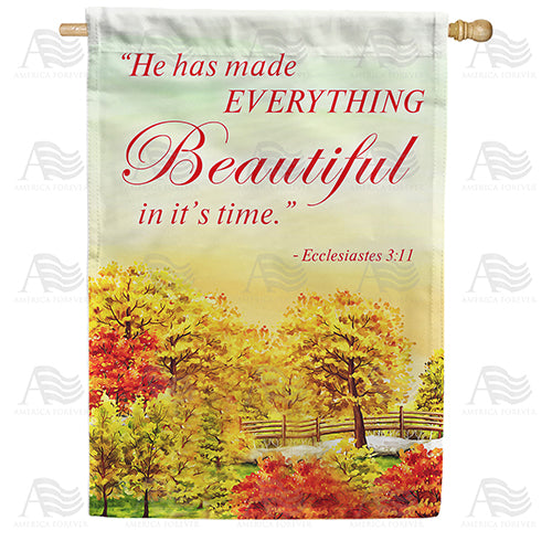 America Forever Everything Is Beautiful House Flag