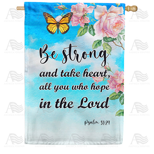 America Forever Courage From The Lord House Flag