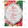 America Forever Love Never Fails House Flag