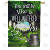 America Forever Well-Watered Garden House Flag